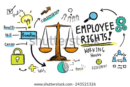 Employee Rights Employment Equality Job Rules Law Concept