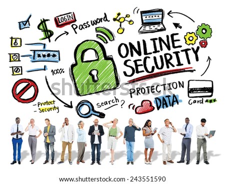 Online Security Protection Internet Safety Business Technology Concept