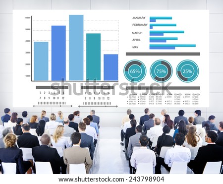 Business People Strategy Presentation Seminar Conference Concept