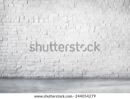 Clean Cement Built Structure White Background Copy Space