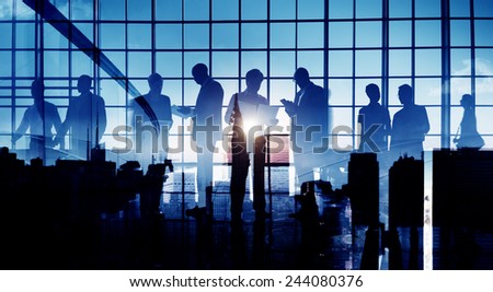 Business People Communication Corporate Colleagues Professional Office Concept