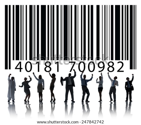 Bar Code Marketing Data Identity Concept