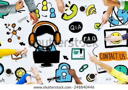 Customer Service Help Business Service Solution Support Concept
