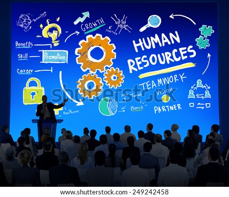 Human Resources Employment Teamwork Business Seminar Conference Concept