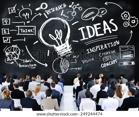Business People Seminar Creativity Growth Success Innovation Concept