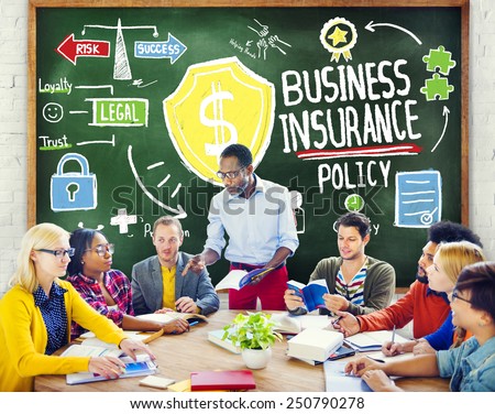 Multiethnic  People Meeting Safety Risk Business Insurance Concept
