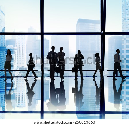 Business People Corporate Travel Office Concept