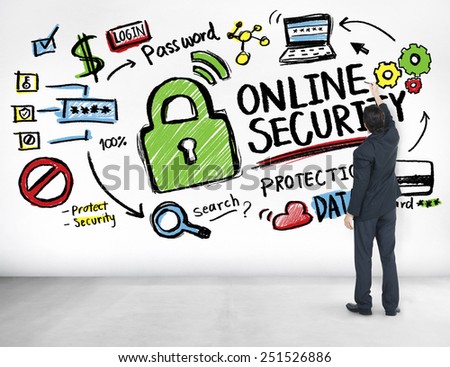 Online Security Protection Internet Safety Business Ideas Concept