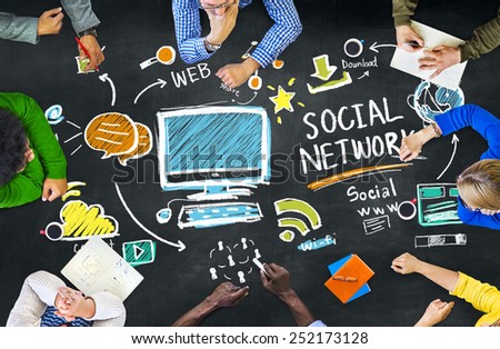 Social Network Social Media People Meeting Education Concept