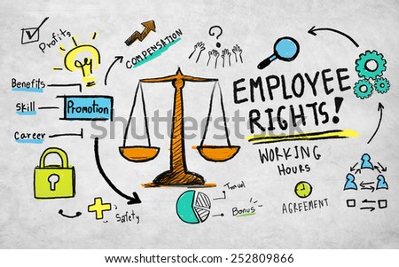 Employee Rights Employment Equality Job Rules Law Concept