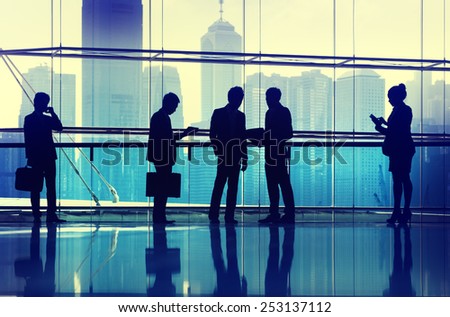 Business People Communication Office City Concept