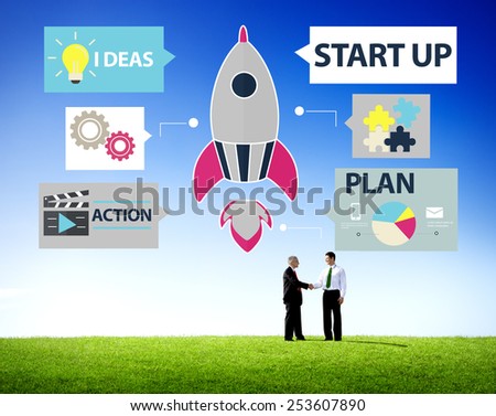 Start up Innovation Planning Ideas Team Success Concept