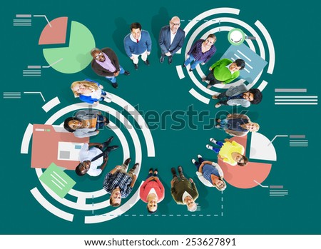 Meeting Information Statistics Analysis Report Concept