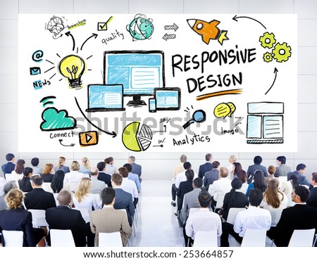 Responsive Design Internet Web Online Seminar Conference Concept