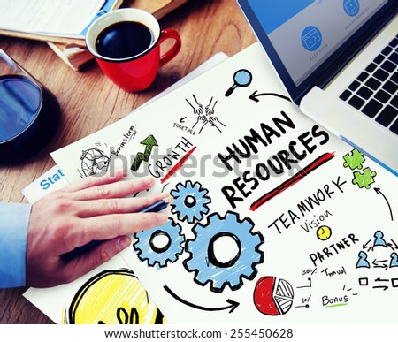 Human Resources Employment Job Teamwork Office Working Concept