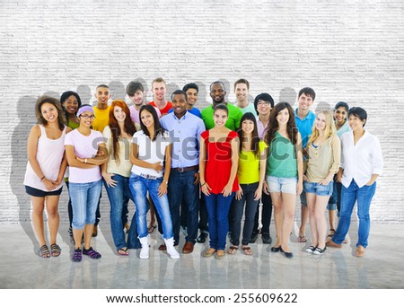 Group People Casual Community Crowd Diversity Together Concept