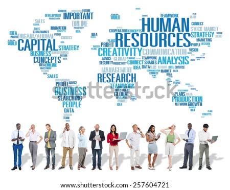 Human Resources Career Jobs Occupation Employment Concept