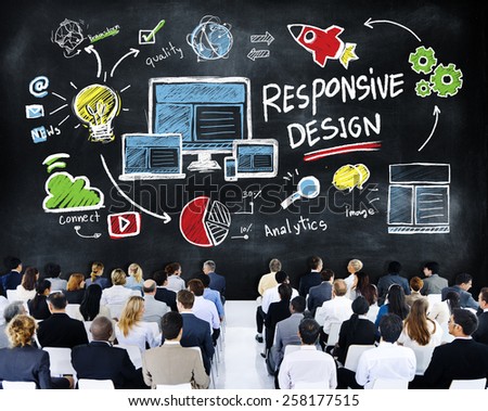 Responsive Design Internet Web Online Seminar Conference Concept