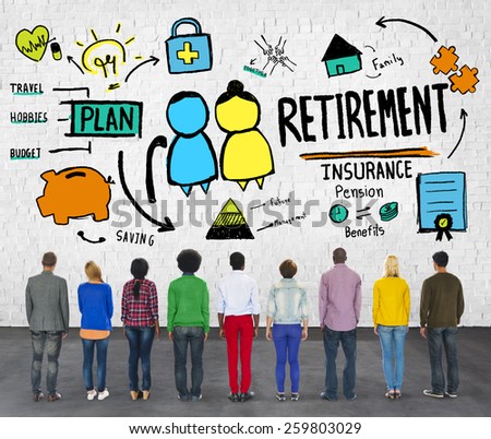 Diversity Casual People Retirement Vision Aspiration Career Concept