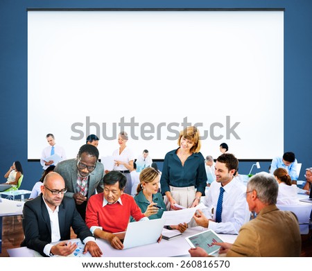 Business People Office Working Discussion Team Concept