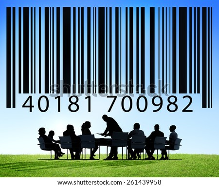 Barcode Identity Marketing Concept
