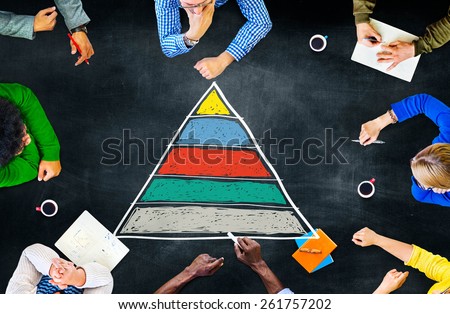 Pyramid Top Leadership Development Promotion Concept