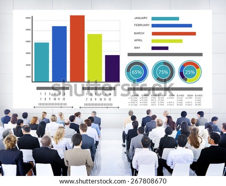 Business People Strategy Presentation Seminar Conference Concept