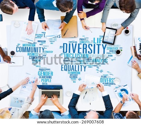 Diversity Community Meeting Business People Concept