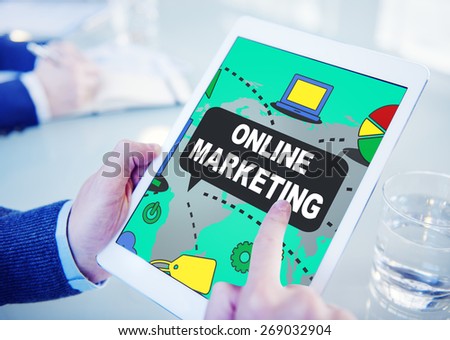 Online Marketing Strategy Commercial Advertisement Plan Concept