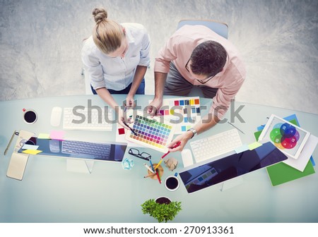Brainstorming Planning Partnership Strategy Workstation Business Administration Concept
