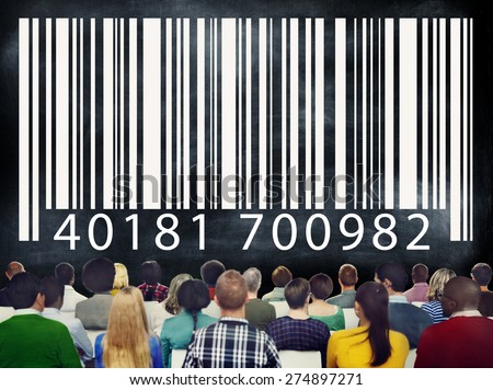 Barcode Product Buying Digital Purchasing Scanning Concept