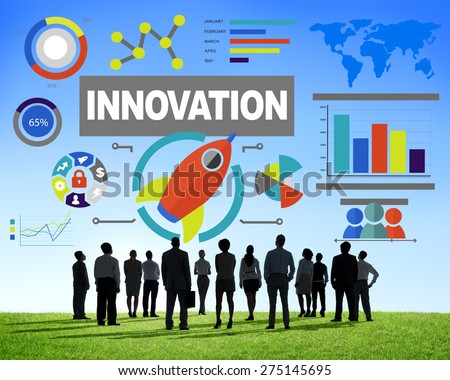 Crowd Business People Creativity Growth Success Innovation Concept