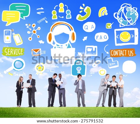 Customer Service Help Business Service Solution Support Concept