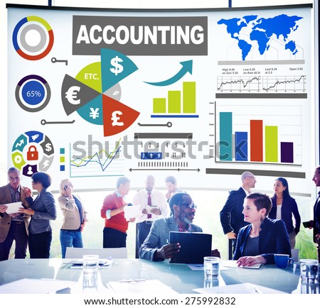 Accounting Investment Expenditures Revenue Data Report Concept