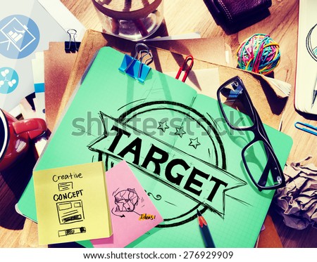 Target Business Planing Customers Goals Success Concept