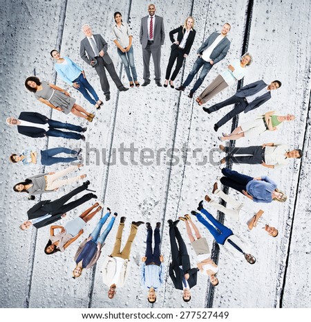 Multi-ethnic People Community Togetherness Unity Concept