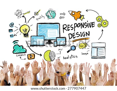 Responsive Design Internet Web Online Hands Volunteer Concept