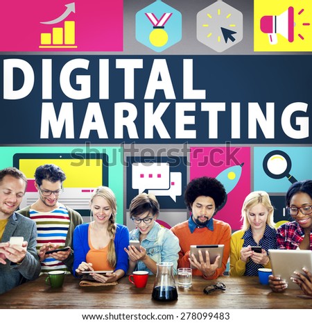 Digital Marketing Commerce Campaign Promotion Concept