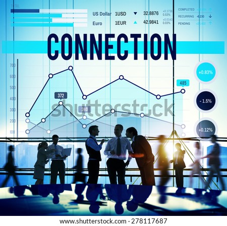 Connection Relationship Collaboration Link Business Concept