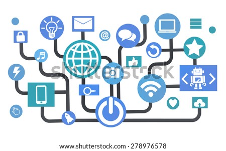 Global Communications Social Networking Connection Internet Online Concept