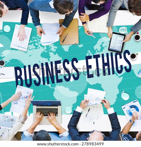 Business Ethics Moral Responsibility Business Concept
