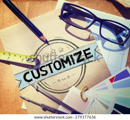 Customize Personalize Individualize Services Satisfaction Customers Concept