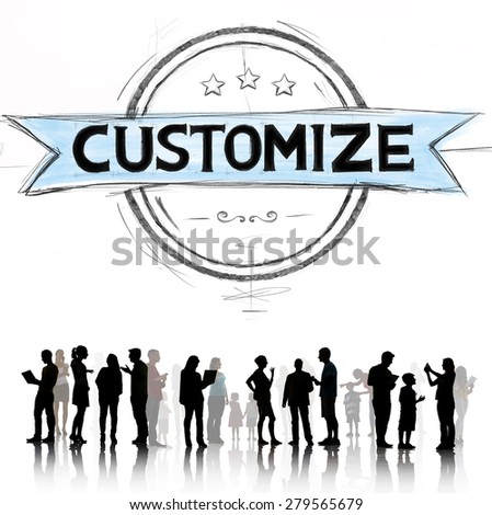 Customize Customer Improvement Process Service Concept