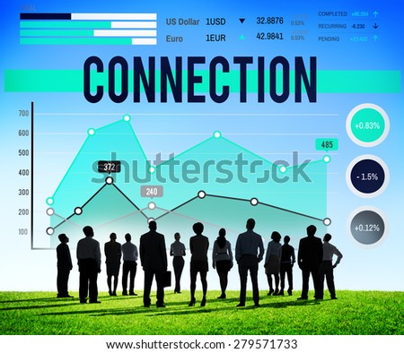 Connection Relationship Collaboration Link Business Concept