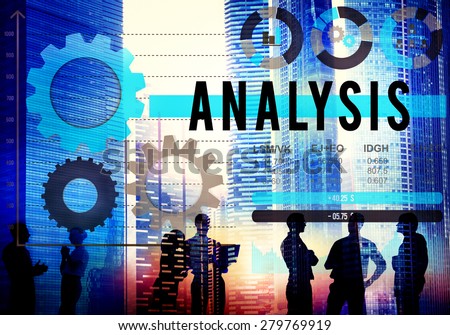 Analysis Analyze Business Information Data Concept