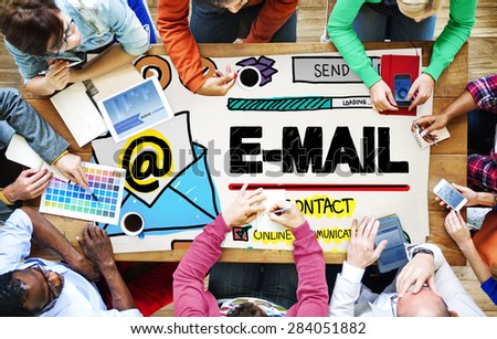 E-mail Online Messaging Correspondence Concept