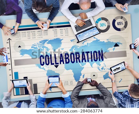 Collaboration Organization Partnership Company Member Concept