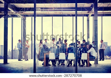 Business Organization People Working Togetherness Meeting Concepts