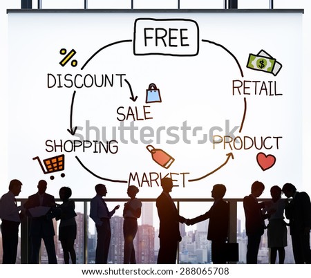 Free Product Shopping Retail Sale Market Concept