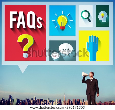 Frequently Asked Questions Help Information Answer Concept